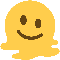 Melting Face emoji on Twitter